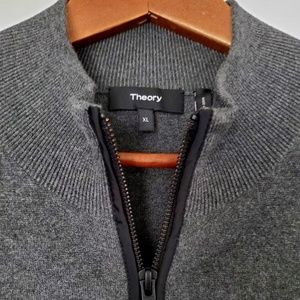 Theory zippered sweater